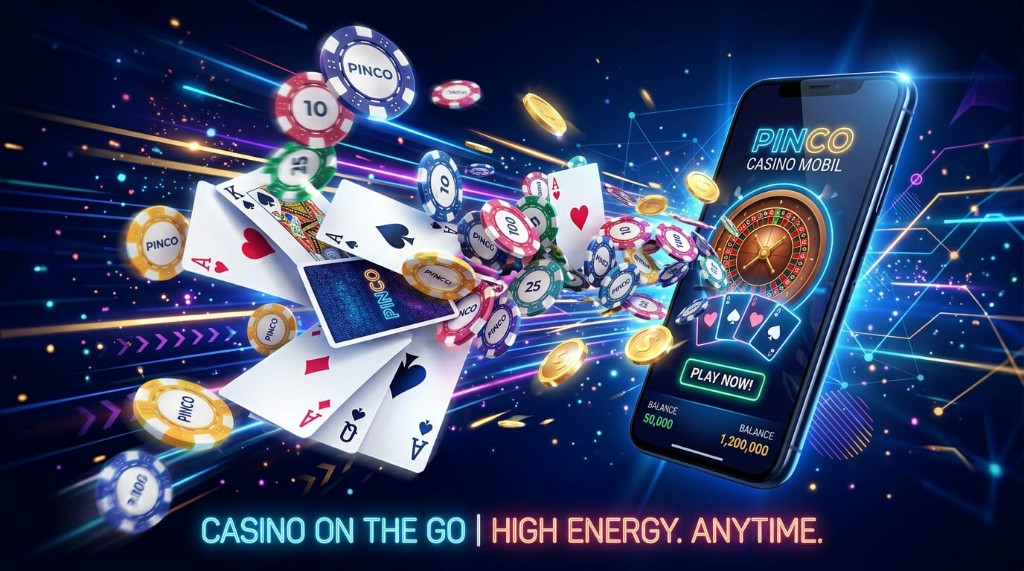Android telefonda spor kuponu ve slot kısayollarının alt menüde durduğu PINCO düzeni